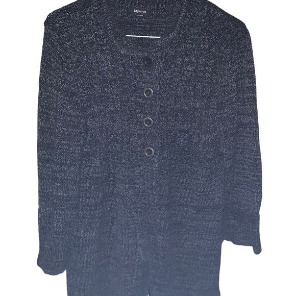 Style & Co. Sweaters - Style&co large cardigan gray sweater